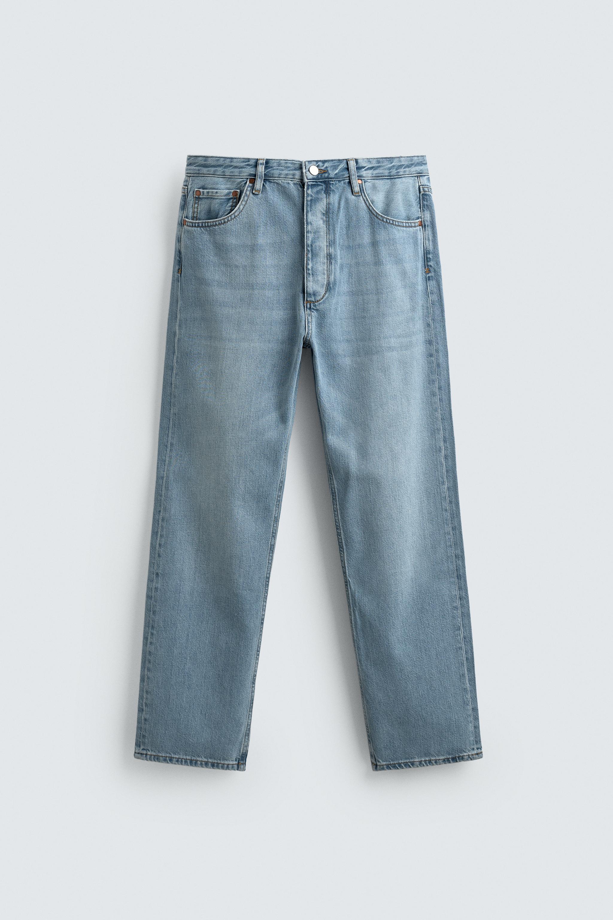 JEAN DROIT CHEVILLE EN COTON ET LYOCELL